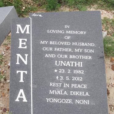 MENTA Unathi 1982-2012