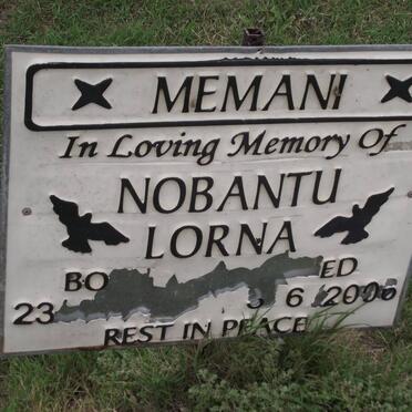 MEMANI Nobantu Lorna 1933-2006