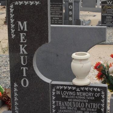 MEKUTO Thanduxolo Patric 1959-2010