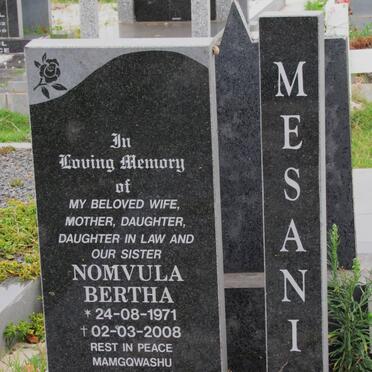 MESANI Nomvula Bertha 1971-2008