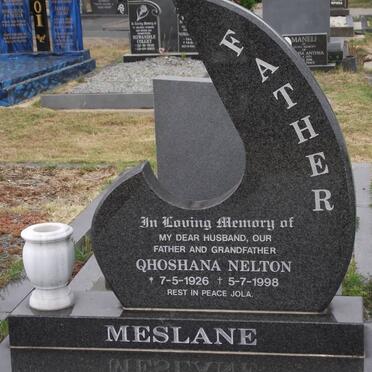 MESLANE Qhoshana Nelton 1926-1998