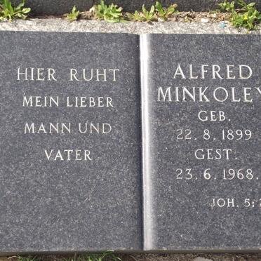MINKOLEY Alfred 1899-1968 &amp; M.M. -1992