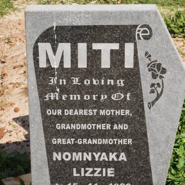 MITI Nomnyaka Lizzie 1926-2011