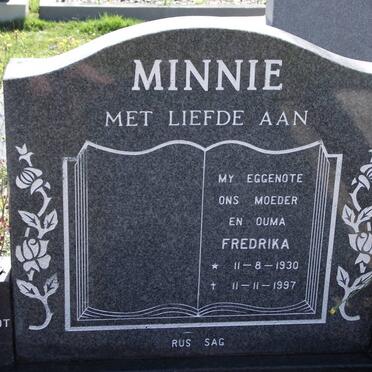 MINNIE Fredrika 1930-1997