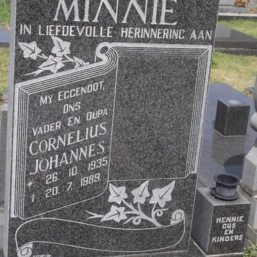 MINNIE Cornelius Johannes 1935-1989