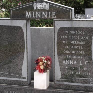 MINNIE Anna L.G. 1938-1984