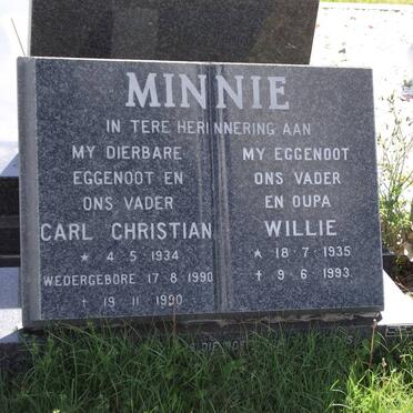 MINNIE Carl Christian 1934-1990 :: MINNIE Willie 1935-1993