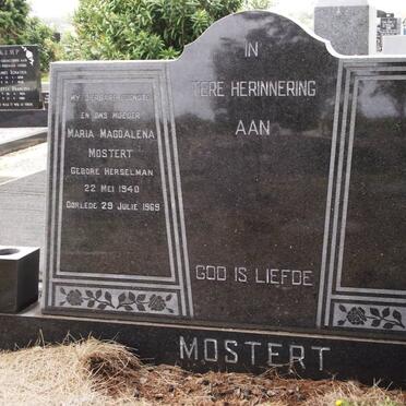 MOSTERT Maria Magdalena nee HERSELMAN 1940-1969