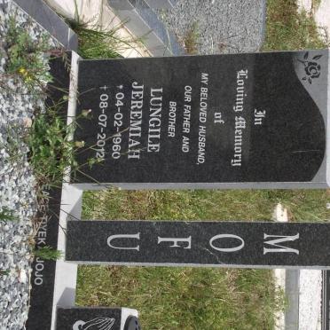 MOFU Lungile Jeremiah 1960-2012