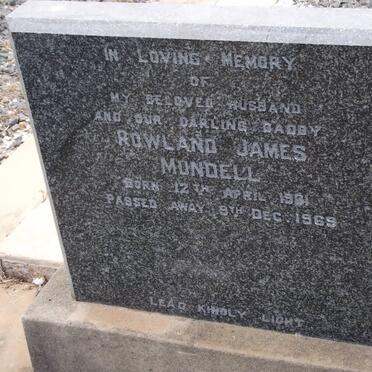 MUNDELL Rowland James 1931-1969