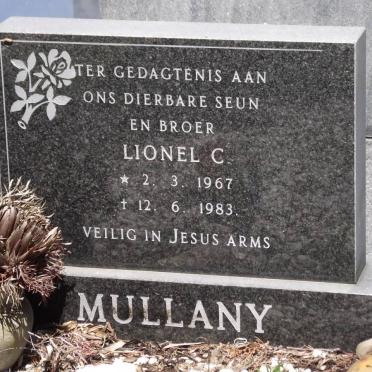 MULLANY Lionel C. 1967-1983