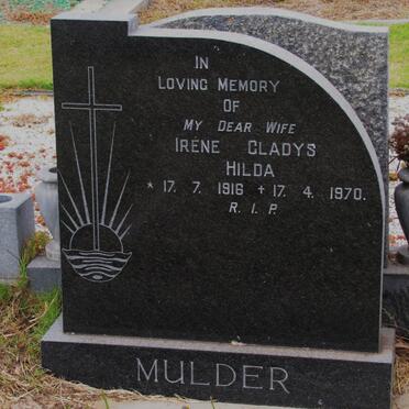 MULDER Irene Gladys Hilda 1916-1970