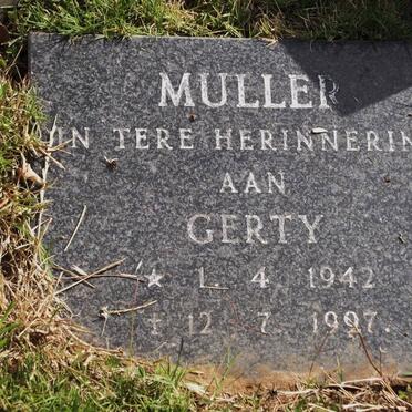 MULLER Gerty 1942-1997