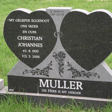 MULLER Christian Johannes 1933-2005