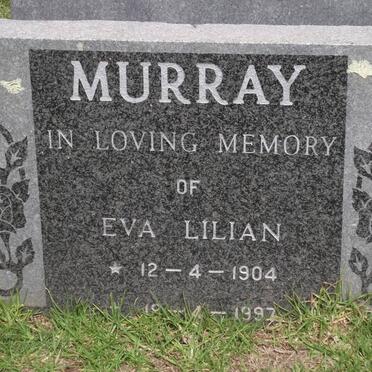 MURRAY Eva Lilian 1904-1997