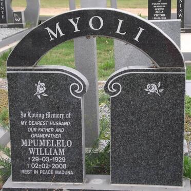 MYOLI Mpumelelo William 1929-2008