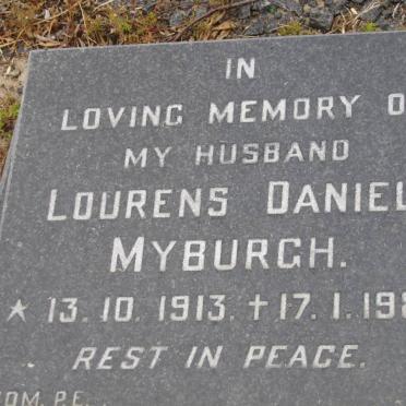 MYBURGH Lourens Daniel 1913-1986