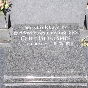 MYBURGH Gert Benjamin 1940-1996