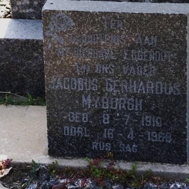 MYBURGH Jacobus Gerhardus 1910-1968