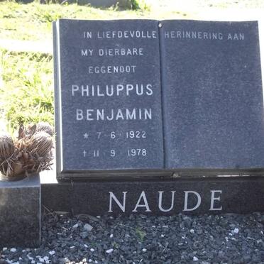 NAUDE Philuppus Benjamin 1922-1978