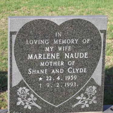 NAUDE Marlene 1959-1993