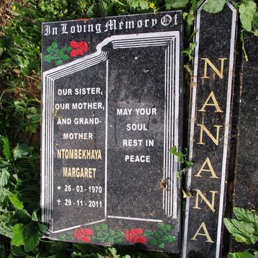 NANANA Ntombekhaya Margaret 1970-2011