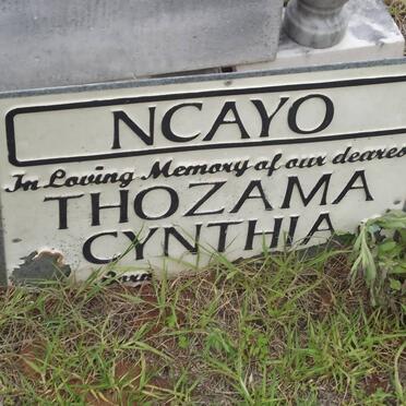 NCAYO Thozama Cynthia 1961-2002