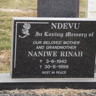 NDEVU Naniwe Rinah 1942-1999