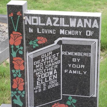 NDLAZILWANA Zoowa Ellen 1921-2006