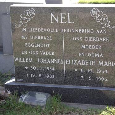 NEL Willem Johannes 1934-1982 &amp; Elizabeth Maria 1934-1996