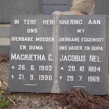 NEL Jacobus 1894-1969 &amp; Magrietha C. 1902-1990
