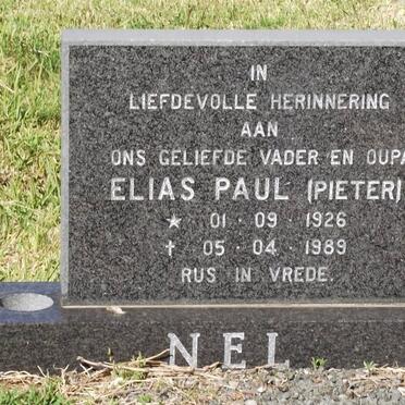 NEL Elias Paul 1926-1989