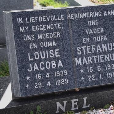 NEL Stefanus Martienus 1936-1991 &amp; Louise Jacoba 1939-1989
