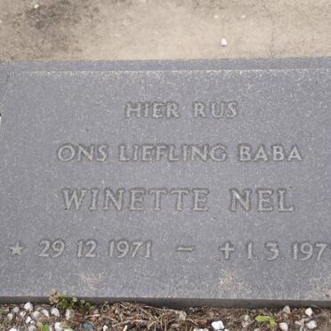 NEL Winette 1971-1972