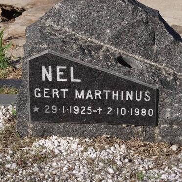 NEL Gert Marthinus 1925-1980