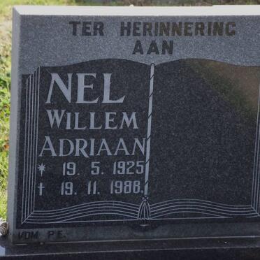 NEL Willem Adriaan 1925-1988