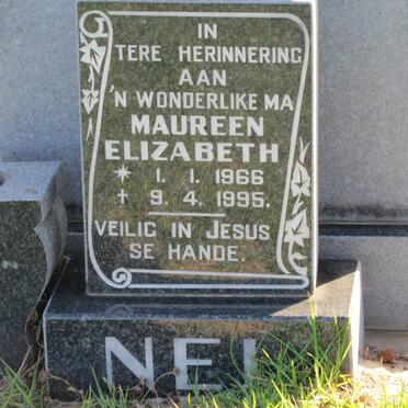 NEL Maureen Elizabeth 1966-1995
