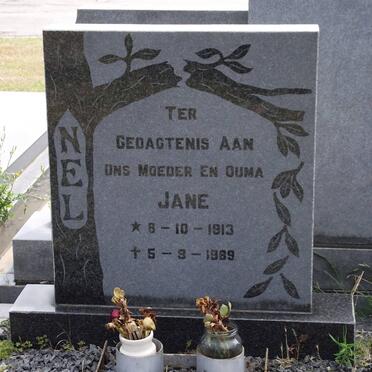 NEL Jane 1913-1989