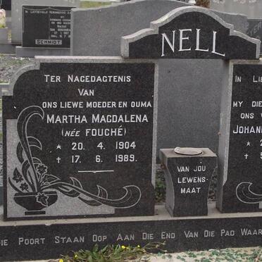NELL Johannes Marthinus 1894-1970 &amp; Martha Magdalena FOUCHE 1904-1989