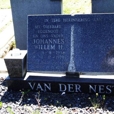 NEST Johannes Willem H., van der 1934-1978