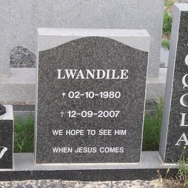 NGQOLA Lwandile 1980-2007