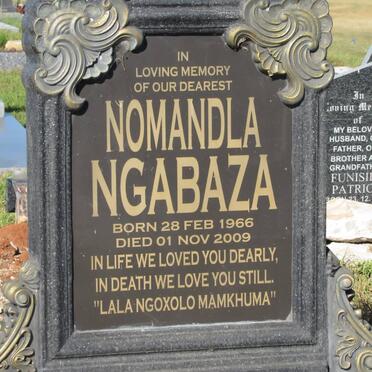 NGABAZA Nomandla 1966-2009