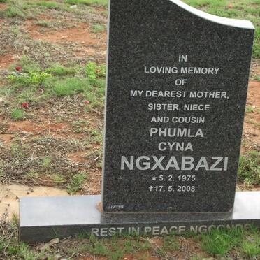 NGXABAZI Phumla Cyna 1975-2005