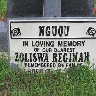NGUQU Zoliswa Reginah 1942-2005