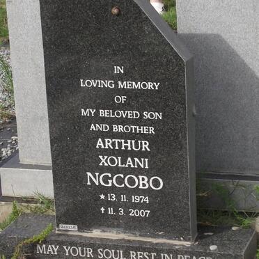 NGCOBO Arthur Xolani 1974-2007