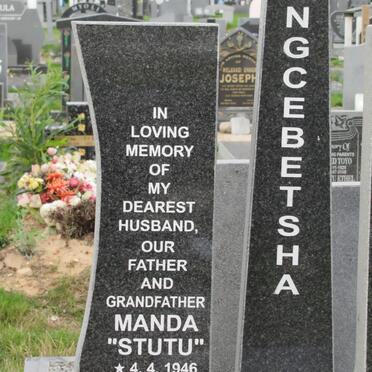 NGCEBETSHA Manda 1946-2008