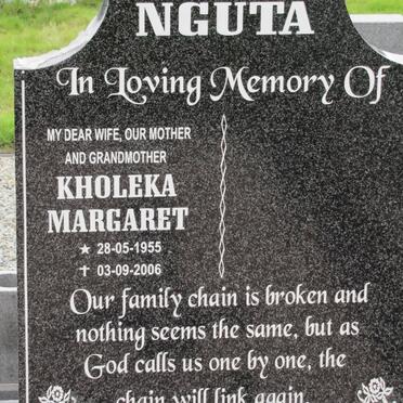NGUTA Kholeka Margaret 1955-2006