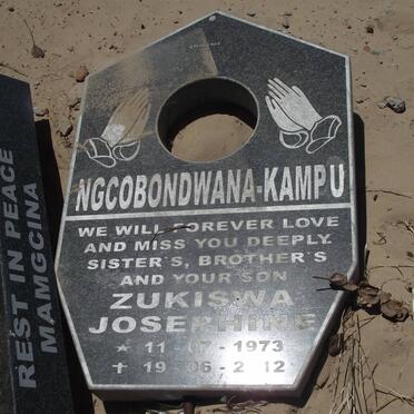 NGCOBONDWANA-KAMPU Zukiswa Josephine 1973-2012