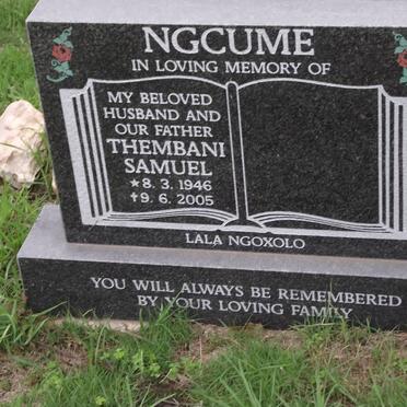 NGCUME Thembani Samuel 1946-2005