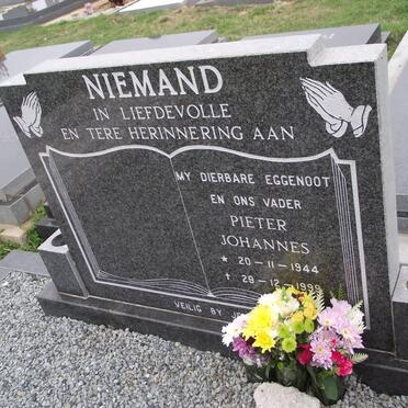 NIEMAND Pieter Johannes 1944-1999